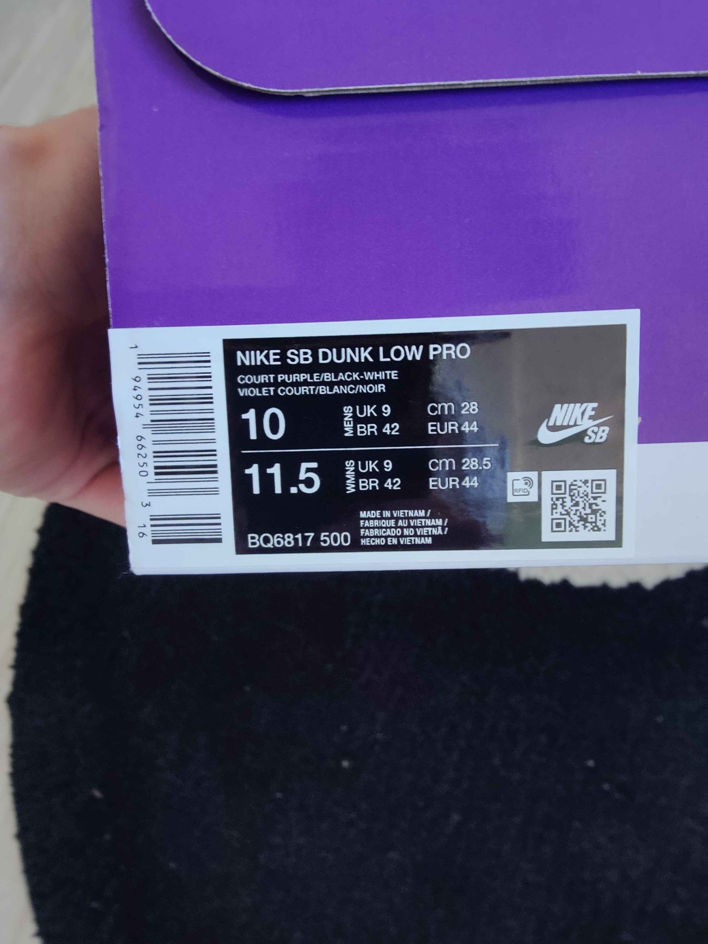 Nike SB Dunk Low Court Purple