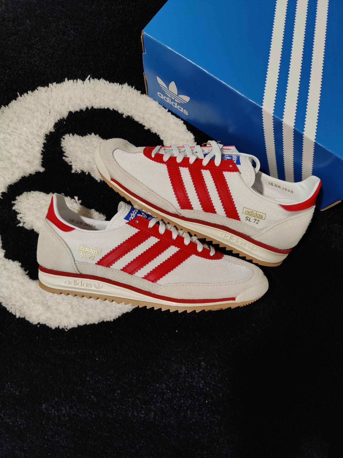 adidas SL 72 OG Cloud White Better Scarlet