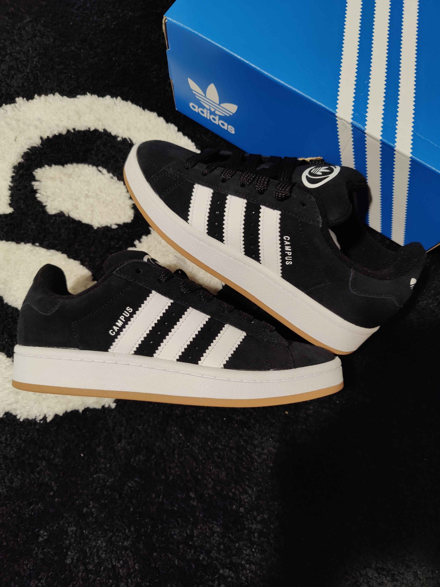 Adidas Campus 00s Black White Gum